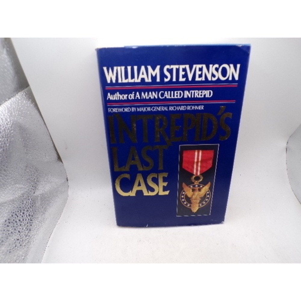Intrepid's Last Case William Stevenson 1983 Hardcover Villard Books Espionage
